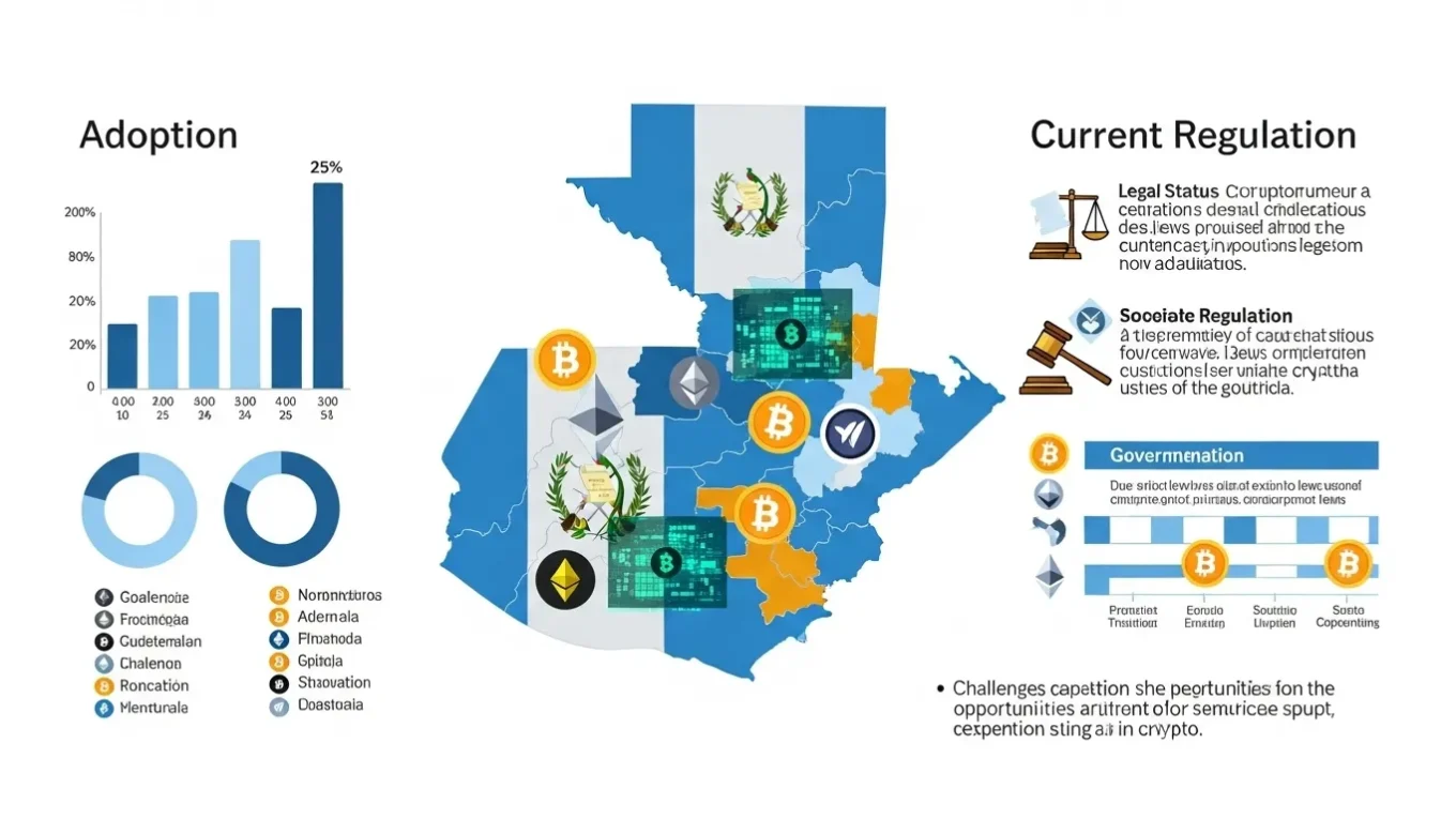 Criptomonedas en Guatemala: adopción y regulación actual