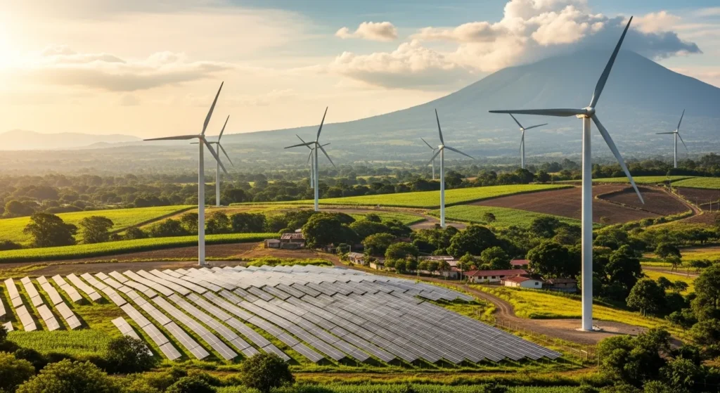 Instalaciones de energía solar y eólica