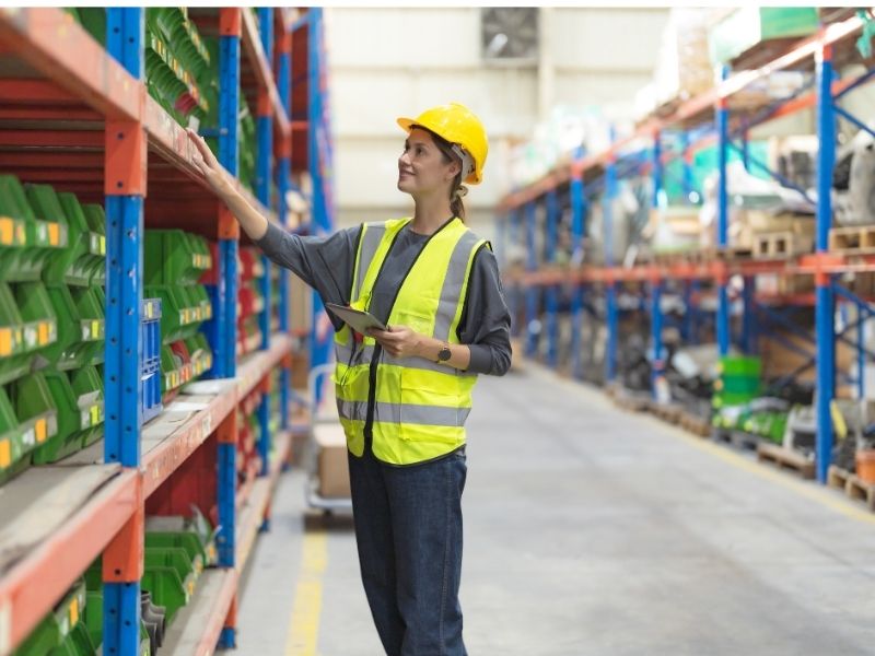 Una inspección verifica la calidad y el etiquetado de productos destinados a otros países.
